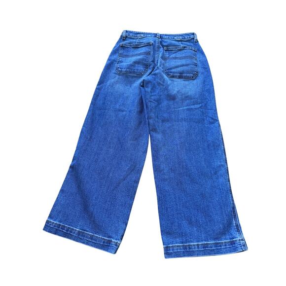 L.L.Bean Classic Fit Blue Denim Straight Leg Jeans 4P Mom Vintage Y2K Retro - Picture 4 of 6